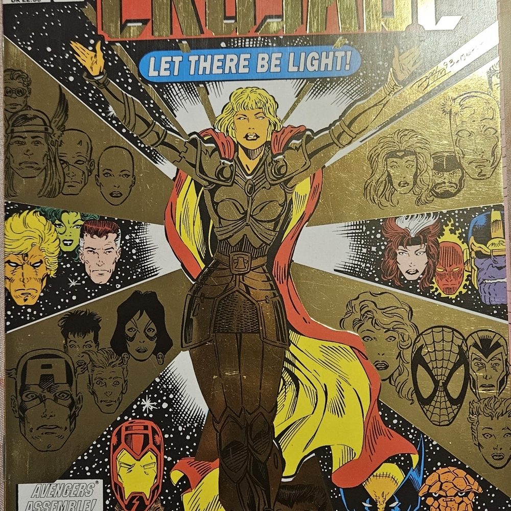 The Infinity Crusade #1 Newsstand Gold Foil Cover (1993) Marvel Comics